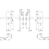 HOPPE SH-Drckergt. TOKYO - auf LS PZ88, TS67 - 72, oK., Alu, silber elox.