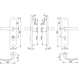 HOPPE SH-Drckergt. TOKYO - auf LS PZ88, TS67 - 72, mK., Alu, silber elox.