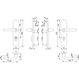 HOPPE SH-Drckergt. PARIS - auf LS PZ88,SST 8,5,mK.,TS42-47,silber elox