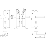 HOPPE SH-Wechselgt. AMSTERDAM - auf LS PZ92,TS67-72, oK., VK 8