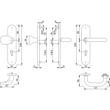 HOPPE SH-Wechselgt. PARIS - auf LS PZ88, TS67-72, SST 8, 5, oK., Ed.