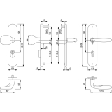 HOPPE SH-Wechselgt. VERONA - auf LS PZ88, TS67-72, mK., SST 8, 5, RC3, Ed.