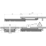 HETTICH SMARTRAY Materialschale; Hhe: 40 mm; Kunststoff schwarz