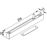 Tragprofil f�r minimale Einbauh�he Alu