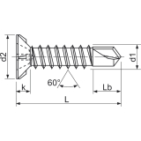 SPAX-FEX A Fensterbohrschraube 3.9x 16 PH 2 Stahl silber f�r Kunststoffprofile