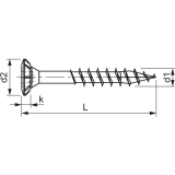 SPAX-FEX H Beschlagschraube 4.0x 30 TX15 Stahl silber fr Holzbefestigungen