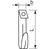 Bilderhaken Nr. 2 vermessingt
