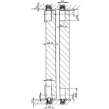 Ziehl - 25 Mitnehmer zum Anschrauben 15 x 15 x 20, StahL - verzinkt, mit Gui