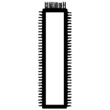 BLU-DAN Chrominox-Flachfeile bastard 250 mm