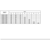 ACCURIDE 2601 Kugelkfigfhrung - Vollauszug, Lnge 250 mm, Stahl chromatiert