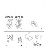EKU CLIPO 36 H IS Beschlgegarnitur, 2 Tren