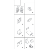 EKU CLIPO 26 H MS Beschl�gegarnitur, 2 T�ren