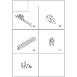 EKU CLIPO 36 HM IS Beschlgegarnitur, 1 Tre