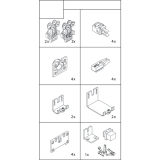 EKU CLIPO 36 H MS Beschlgegarnitur, 2 Tren