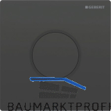 GE Abdeckpl Typ 10 UR-Stg IR schwarz