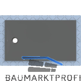 DUF CF30 integr. 140x80cm graphit