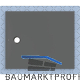 DUF CF30 integr. 120x100cm graphit