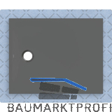 DUF CF30 integr. 100x80cm graphit