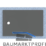 DUF CF30 integr. 140x90cm graphit