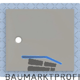 DUF CF30 integr. 110x100cm grau