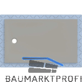 DUF CF30 integr. 150x90cm grau