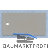 DUF CF30 integr. 170x90cm grau