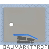 DUF CF30 integr. 110x90cm grau