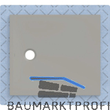 DUF CF30 integr. 90x80cm grau