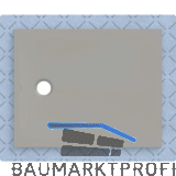 DUF CF30 integr. 100x80cm grau