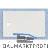 DUF CF30 integr. 150x90cm weiss