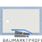 DUF CF30 integr. 140x90cm weiss