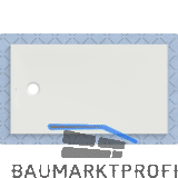 DUF CF30 integr. 140x80cm weiss