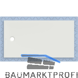 DUF CF30 integr. 170x90cm weiss