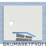 DUF CF30 integr. 100x90cm weiss