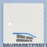 DUF CF30 integr. 120x120cm weiss