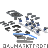CF30 Rohbauset d50, Crossfloor 10 Fuesse