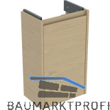 Renova Compact US HWB 40cm Eiche natur