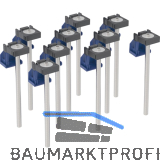 Fussverlaengerung bis 25 cm, 10 Stueck