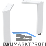 Geberit Fuesse Set H22,5cm, weiss