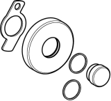 Geberit Rosette zu Mepla