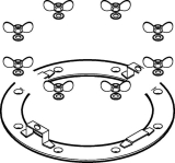Geberit Flansch u Schrauben zu
