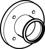 Geberit Mapress Kupfer Gas Flansch