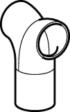 Geberit Doppelbogen d 50/50mm 361498