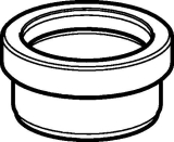 Geberit PE Steckmuffe d56/45 kurze Ausf.