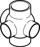 Geberit PE Abzweiger 3teilig