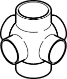 Geberit PE Abzweiger 4teilig d 110/110