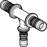 Geberit Mepla T-Stck reduziert