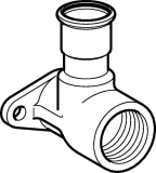 Geberit Mapress Kupfer Gas Anschlusswin.