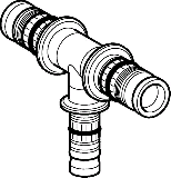 Geberit Mepla T-Stck reduziert