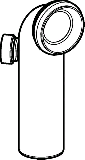 Geberit Ablaufbogen in PP f�r WC links